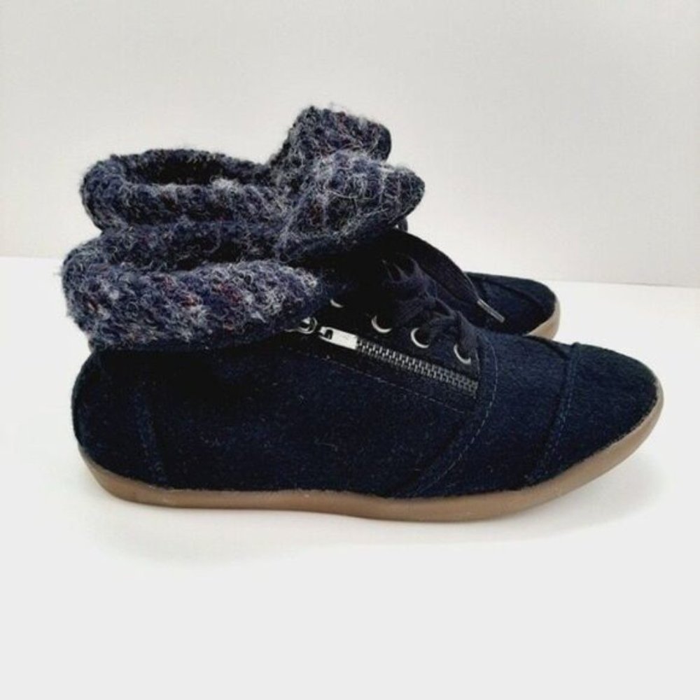 New - CALL IT SPRING Women's Ashlee Ankle Booties Shootie Navy Sneaker Sz 6 - Picture 3 of 12